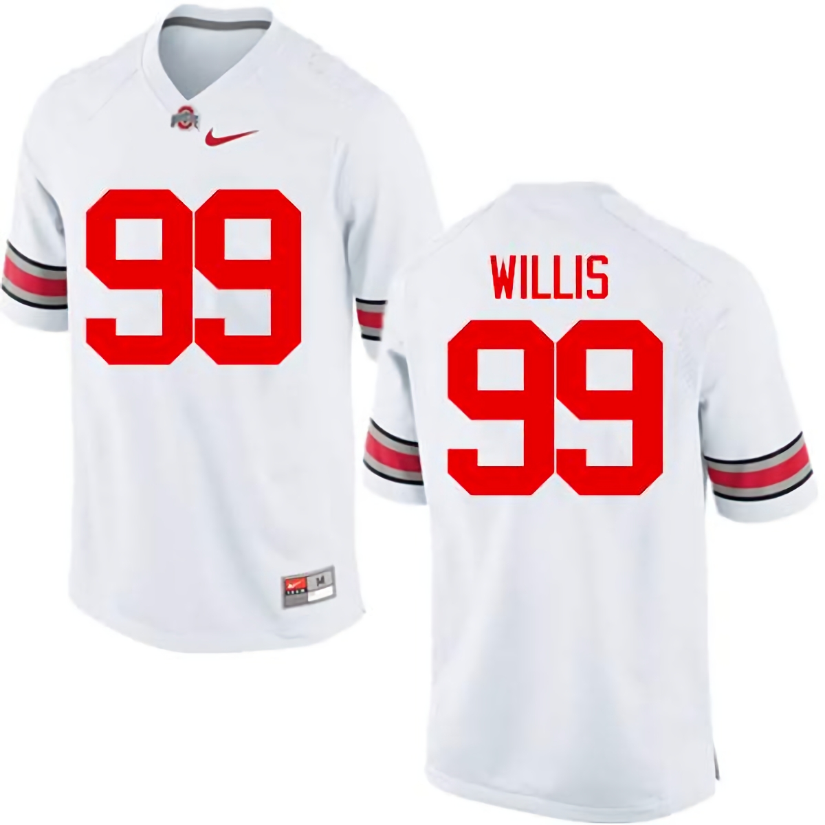 Bill Willis Ohio State Buckeyes Men's NCAA #99 Nike White College Stitched Football Jersey CMR1056FT